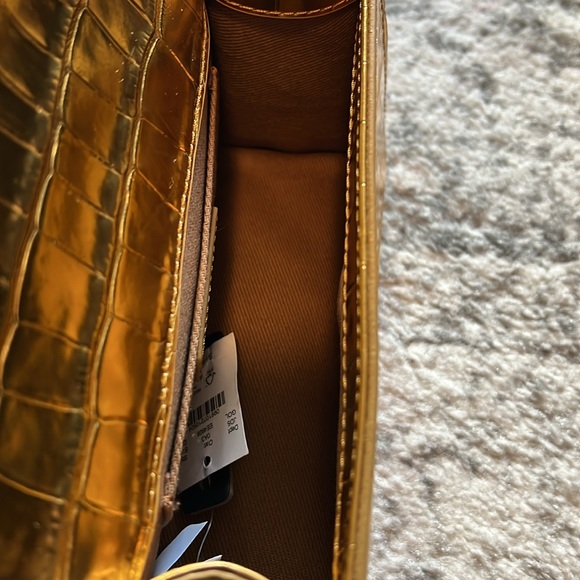 J Crew gold croc lady bag - Picture 3 of 8